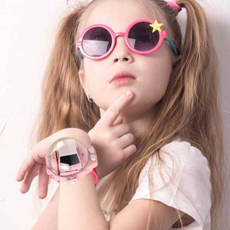 Mini autito control remoto de pulsera Rosa