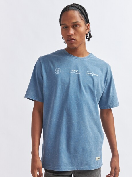 REMERA CESAR AZUL PIEDRA