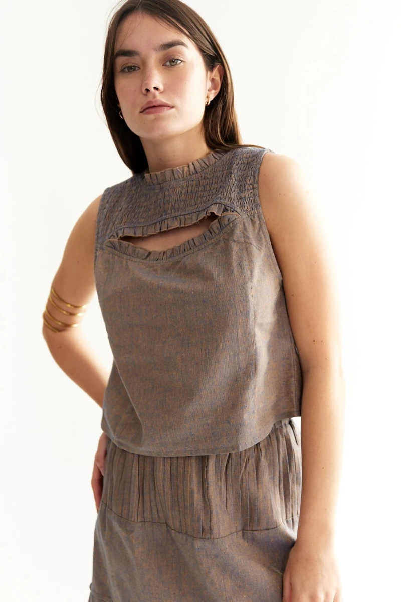 Blusa Any Azul