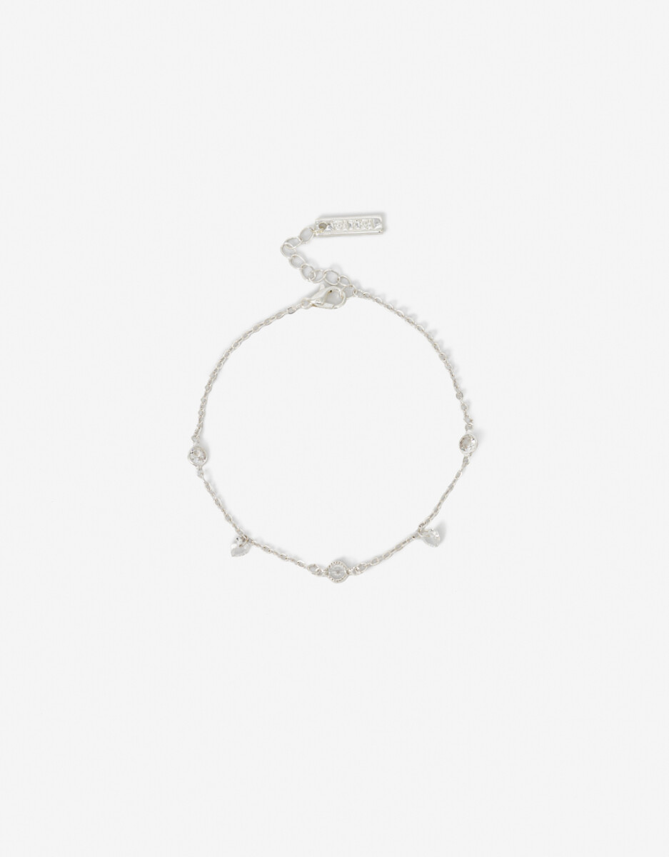 Pulsera Flexible De Corazón Cubic 