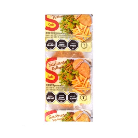 SADINESA RELLENA JAMON Y QUESO SADIA . - 100 GRS C/U 001