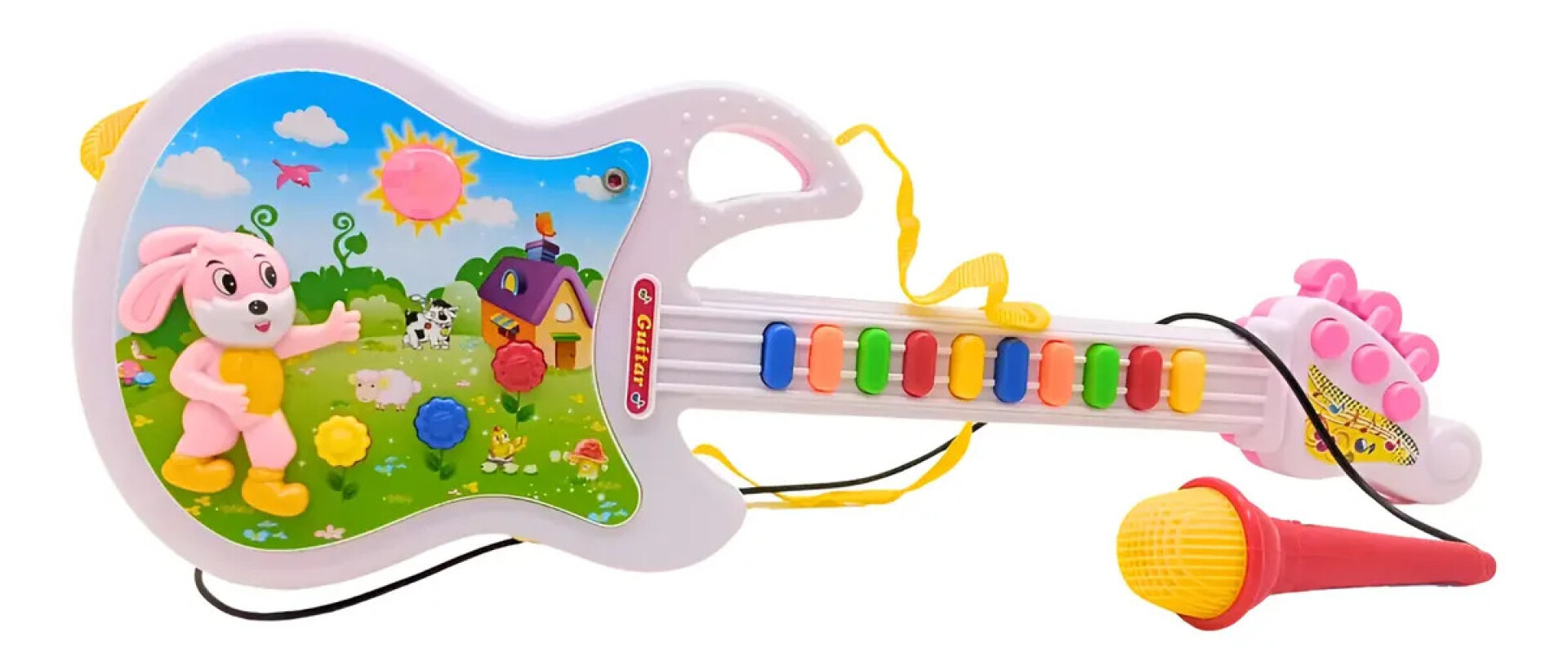 Guitarra Infantil Con Micrófono 