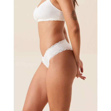 Culotte green modal Off white