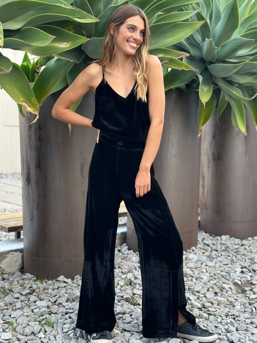 PANTALON TERCIOPELO MARA - NEGRO 