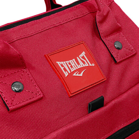 Mochila Cartera Everlast Bolso Dama Urbana Antirrobo Rojo