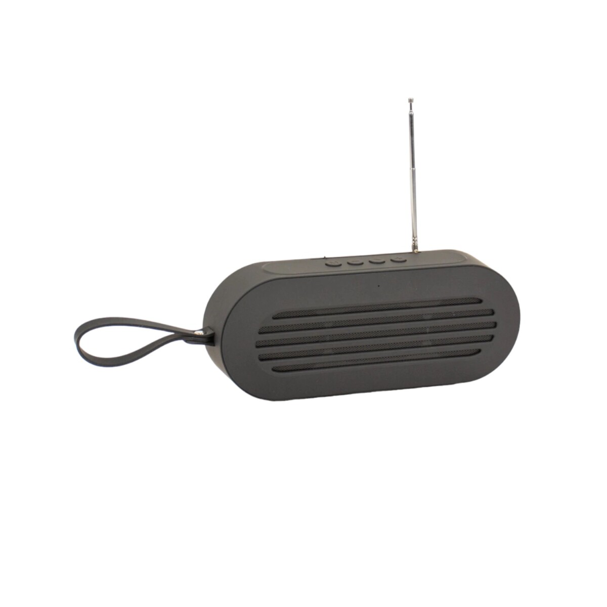 Parlante Ovalado Con Bluetooth Usb Sd A Batería - Negro 