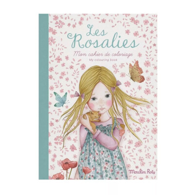 Libro para colorear Les Rosalies Moulin Roty Libro para colorear Les Rosalies Moulin Roty