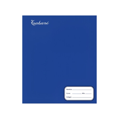 CUADERNO TABARE 48 HOJAS AZUL AZUL