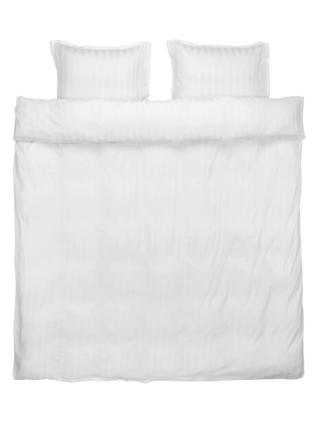 Juego funda nórdica satén NELL 200x220 blanco Juego funda nórdica satén NELL 200x220 blanco