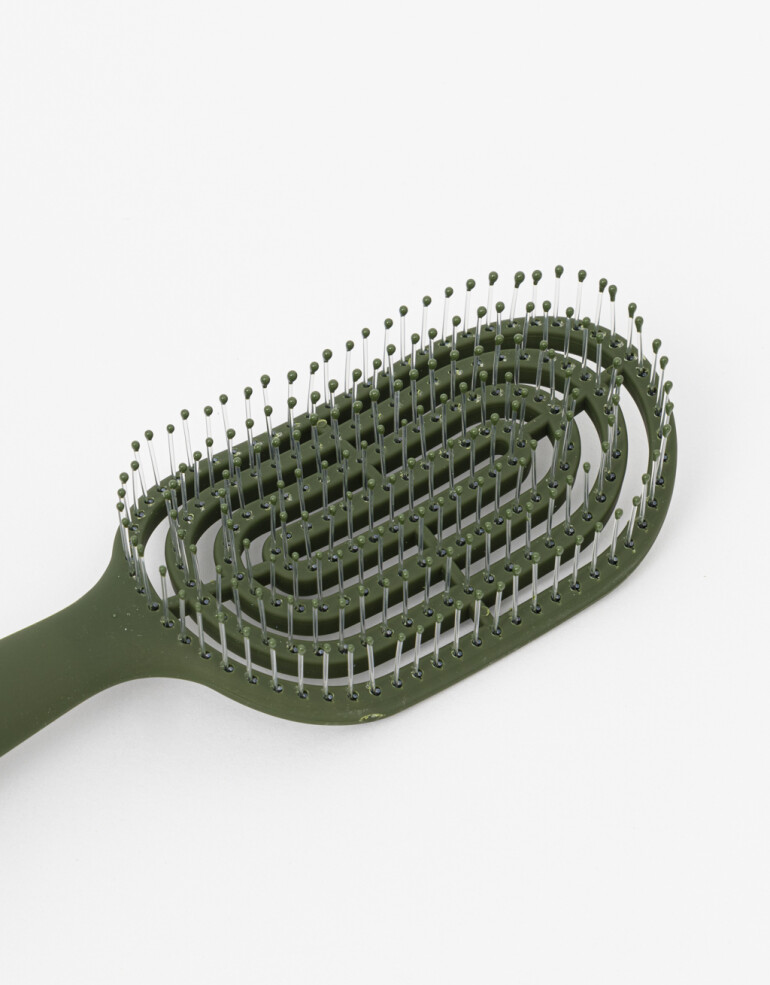 Cepillos y Peines Cepillo Ergonómico - Verde Militar