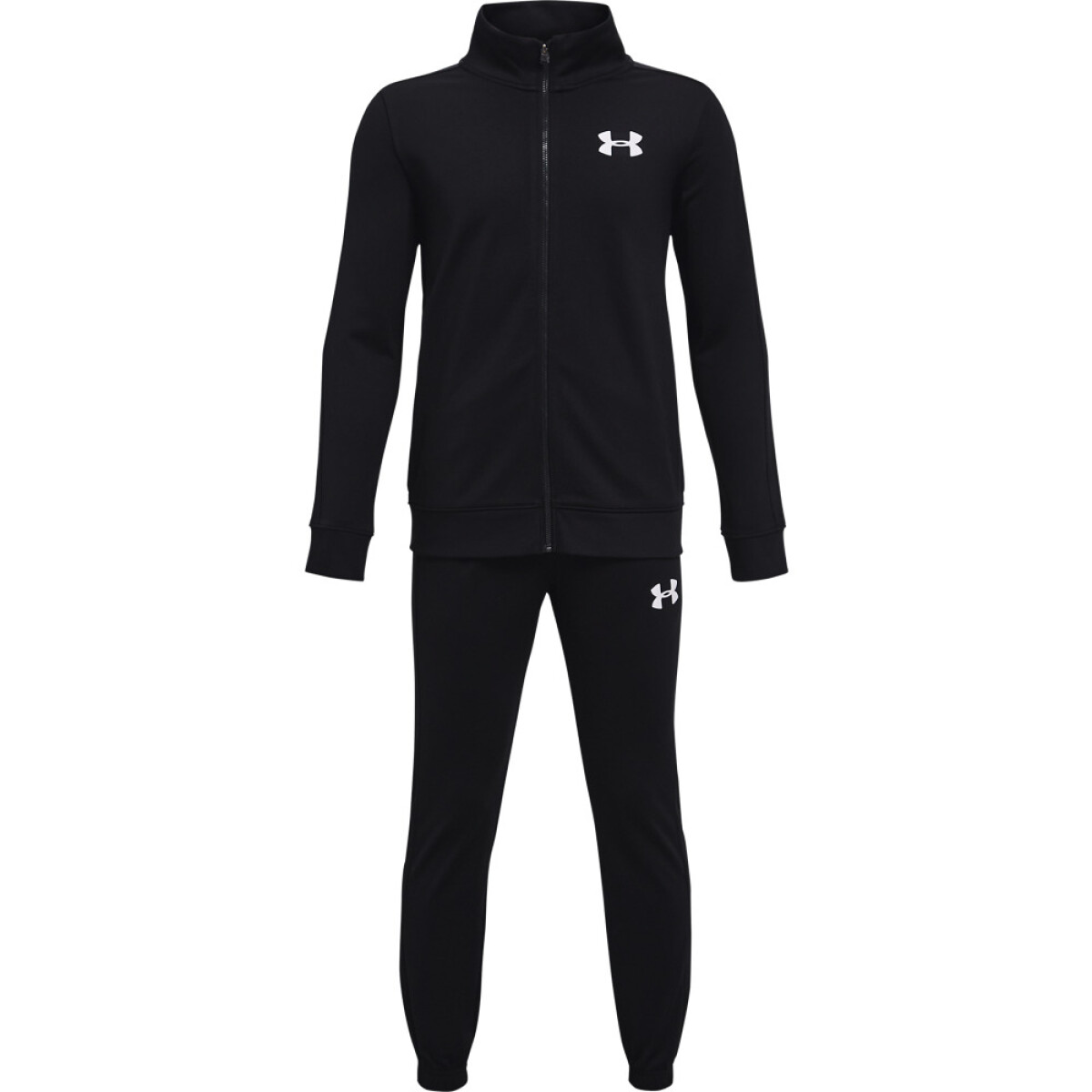 UA Rival Knit Track Suit-GRY - BLK-001 
