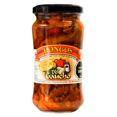 Hongos Al Escabeche Del Gaucho 350g Hongos Al Escabeche Del Gaucho 350g