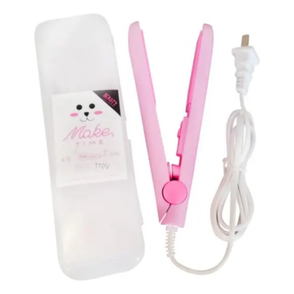 Mini planchita de pelo Rosa