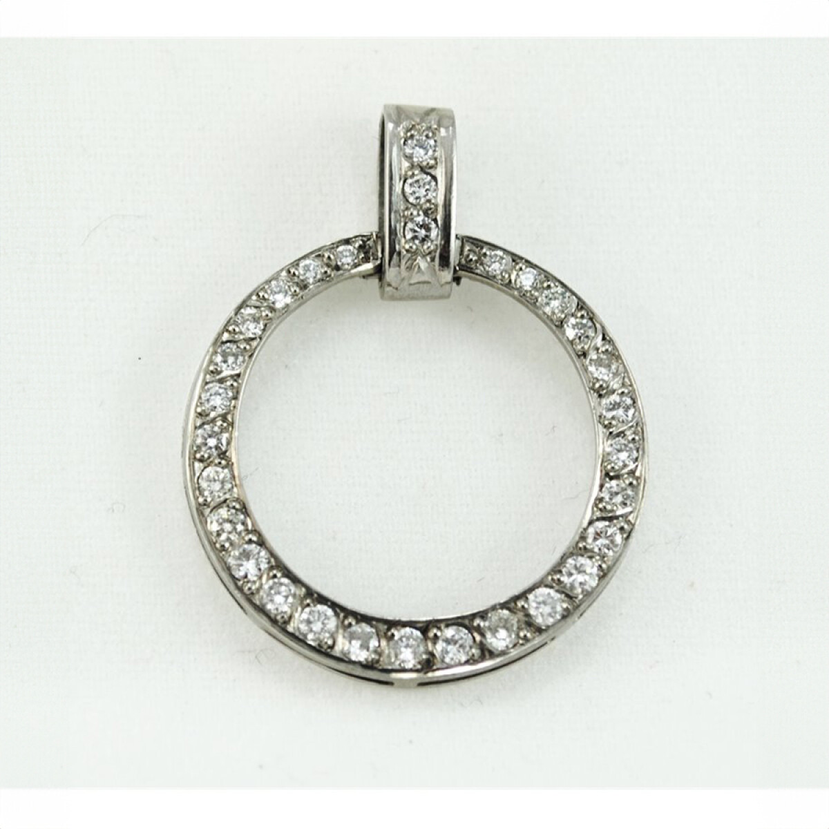 Colgante Oro 18 K Y Brillantes 