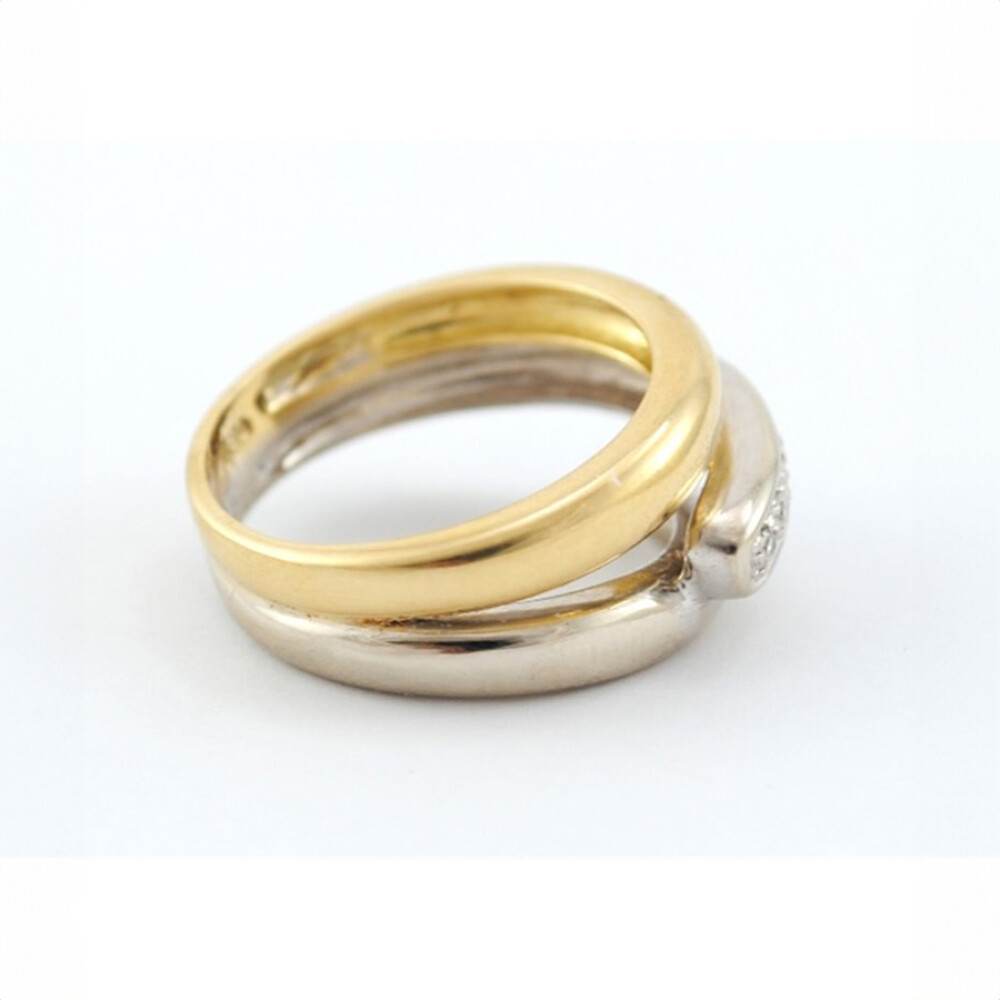 Anillo Oro 18K Y Brillantes Anillo Oro 18K Y Brillantes