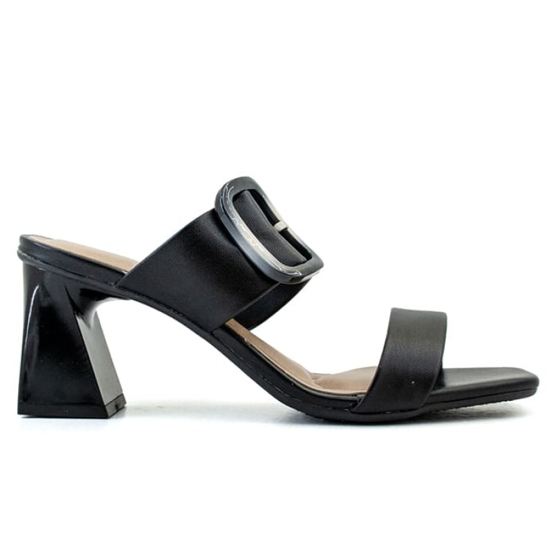 Sandalias Beira Rio tira ancha c/hebilla de Mujer - 8471.101-9569 Negro