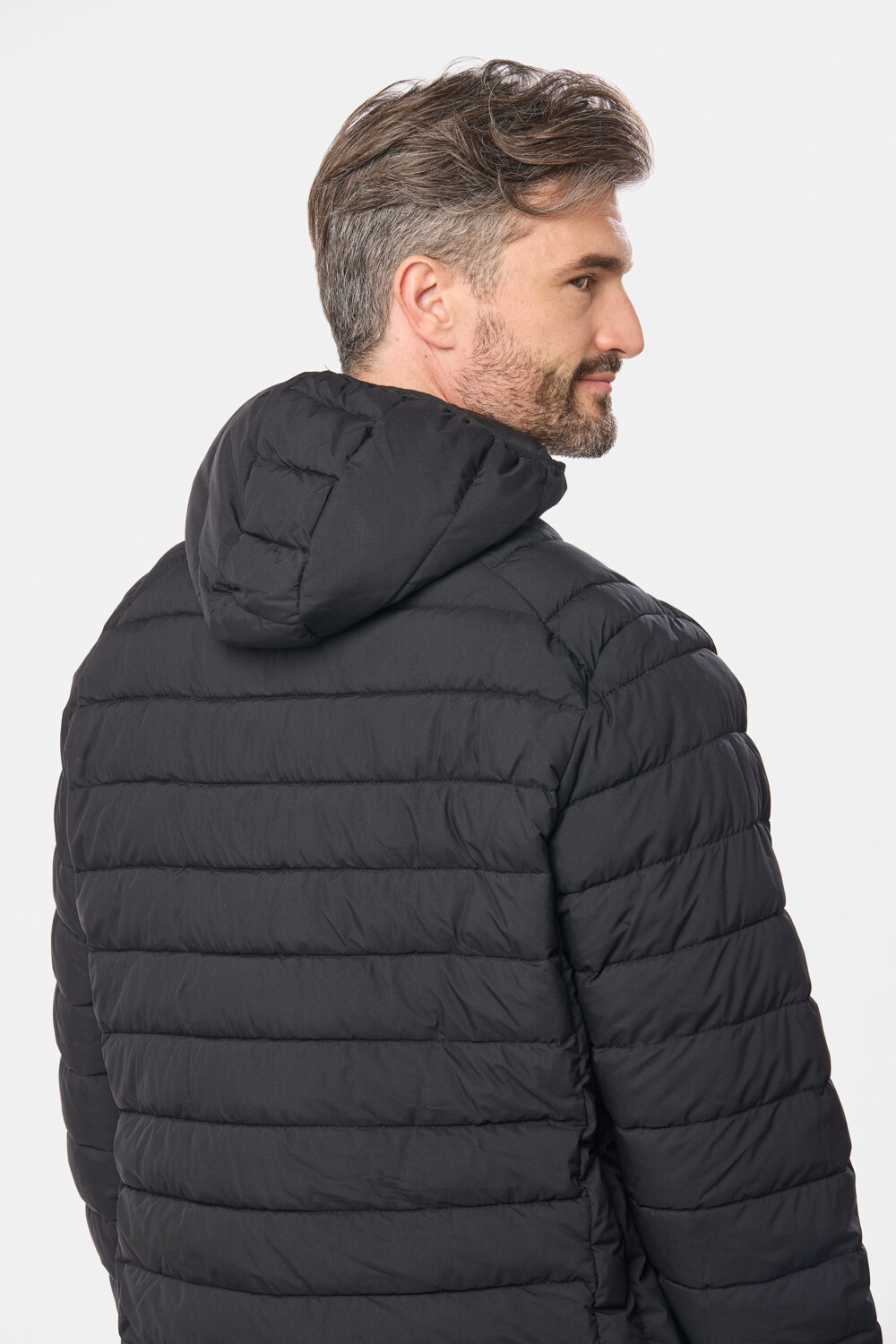 CAMPERA CAPUCHA DESMONTABLE Negro