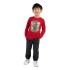 CONJUNTO JOGGER 4-10 CEREZA