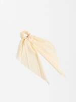 Coletero Con Lazo beige