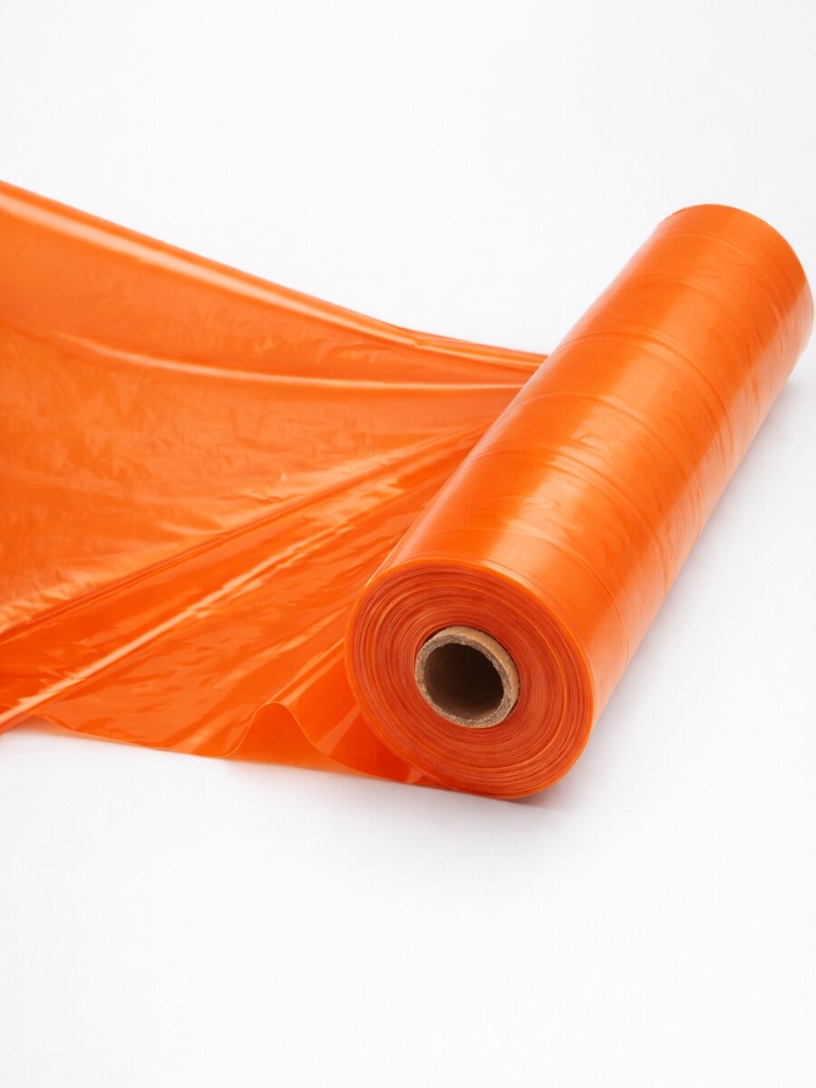 POLIETILENO 70cm x 80 mic - 100m - naranja 