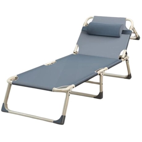 Catre cama plegable para camping 68cm Gris/Beige