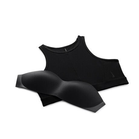 TOP NIKE SWOOSH HIGHNECK DRIFIT Black