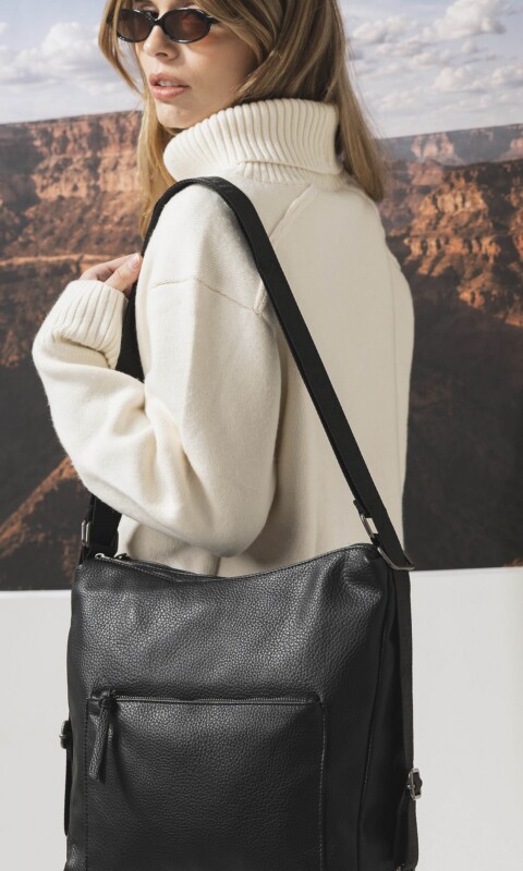 CARTERA MOCHILA KELLY NEGRO