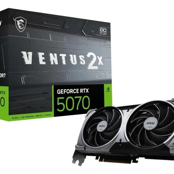 Msi Rtx 5070 12g Ventus 2x Oc White TARJETA VIDEO MSI RTX5070 VENTUS 2X OC W