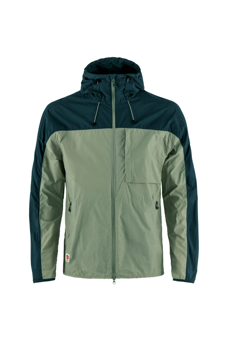 High Coast Wind Jacket M - Patina Green-Navy 