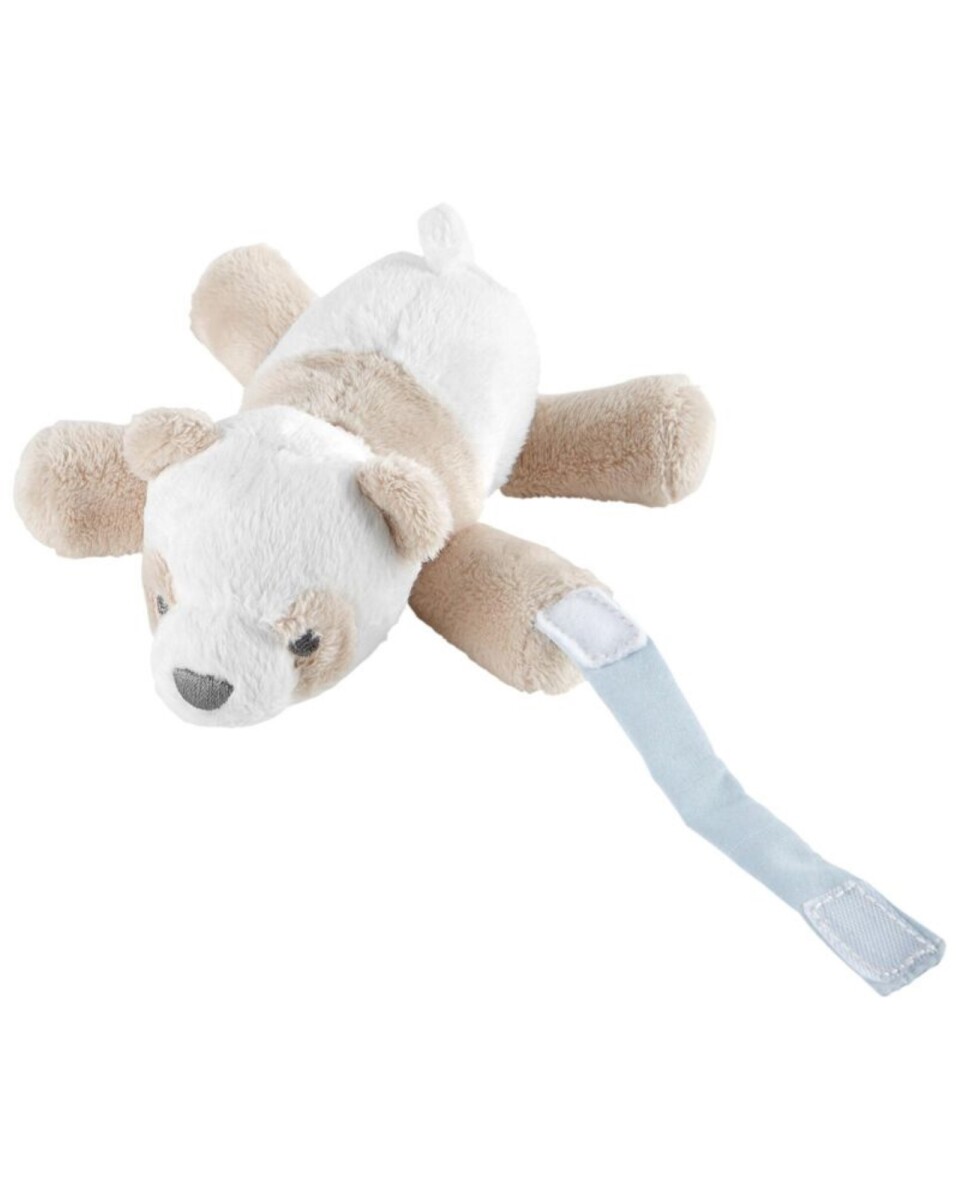 Sonajero con lazo, diseño panda 