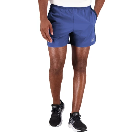 Short New Balance de hombre - 5 Inch - MS23228MIB BLUE