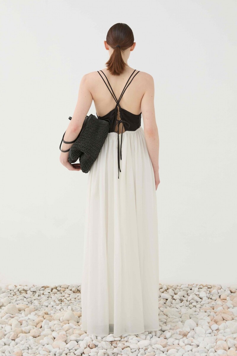 VESTIDO MAXI Blanco