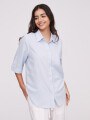 Camisa Aytana Celeste Claro