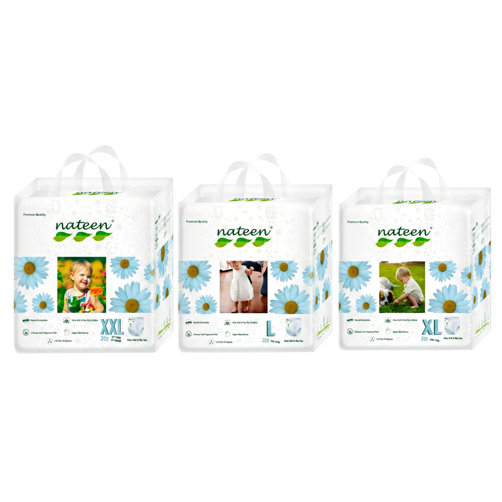 Pañales Pull-Up de Bebé Nateen Premium Pañales Pull-Up de Bebé Nateen Premium