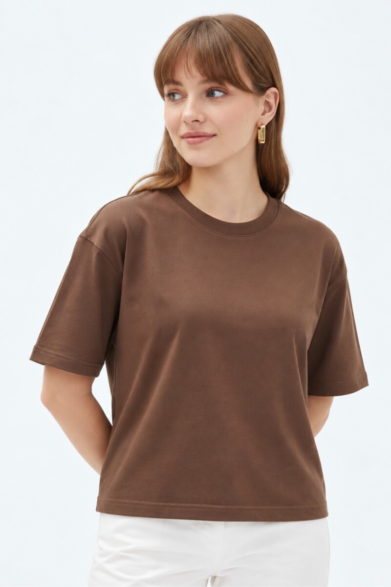 Remera Binaga - Chocolate 
