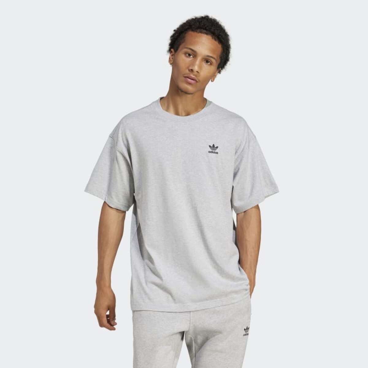 Remera Adidas Trifolio Essentials - Gris 