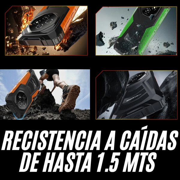 Blackview Fort 1 6gb + 12gb Ram 256gb Robusto Trabajo + Regalo NEGRO