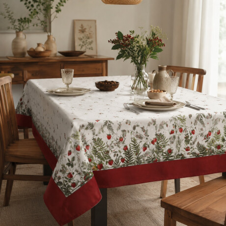 Mantel Cuadrado Karsten Dia a Dia 1.40x1.40cm Frutalia