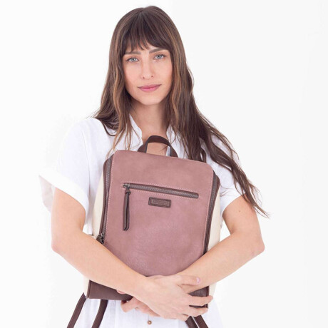 Mochila Queen Mauve Tabaco Y Manteca