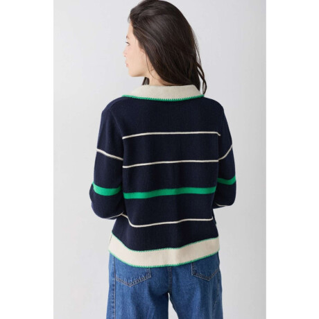 Buzo Polo Gym Azul
