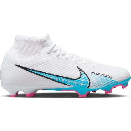Champion Nike Futbol Zoom Superfly 9 Academy FG/MG White/Bltc Blue- S/C