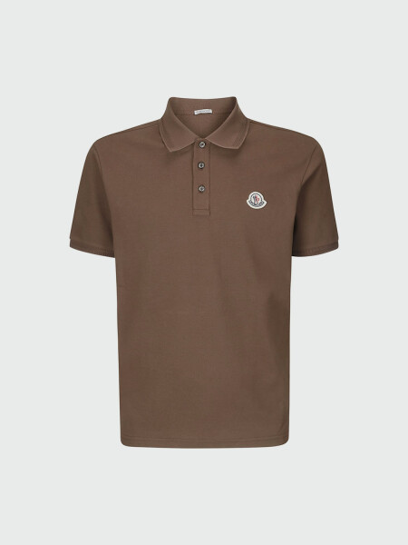 Moncler - Remera polo confeccionada en piqué de algodón Alta Automática