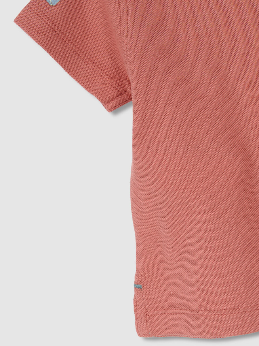 Polo Logo Coral