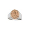 Anillo Profesión Nurse-Plata y Oro-Sin Piedra-AP5008 - Adulto - Sinpiedra