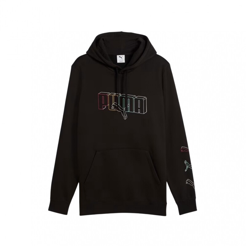 PUMA ESS LOGO LAB Execution Hoodie FL Black