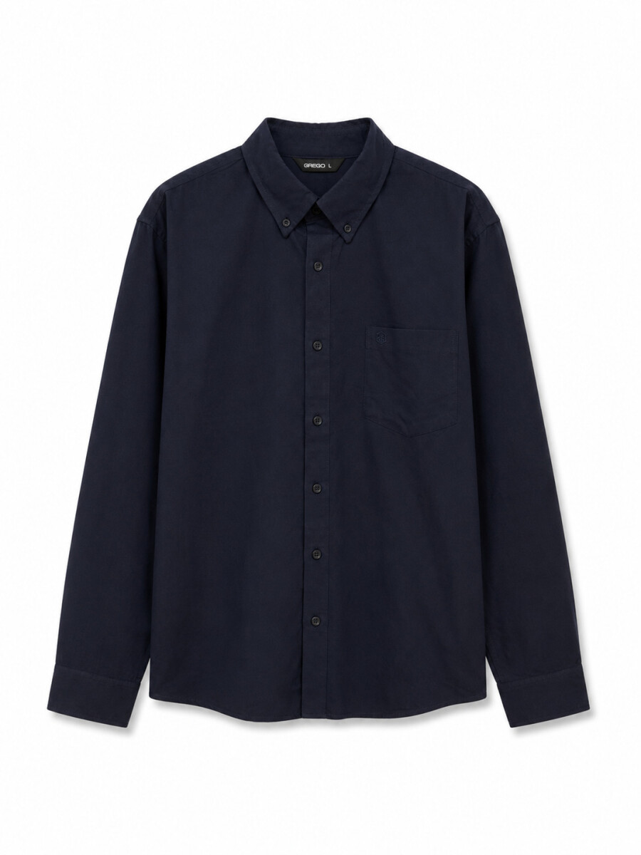 CAMISA ALEXO - AZUL OSCURO 