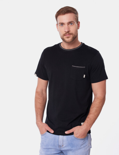 REMERA LISA Negro