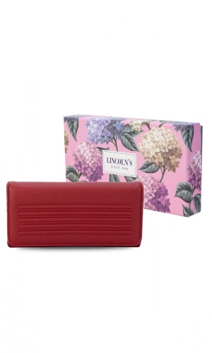 BILLETERA FAUSTINA ROJO PASION