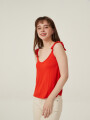 Musculosa Sik Rojo Coral