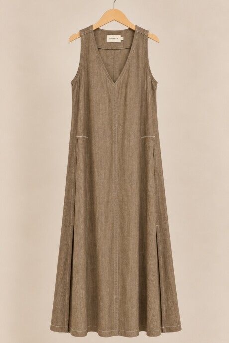 Vestido Formentera Mocha